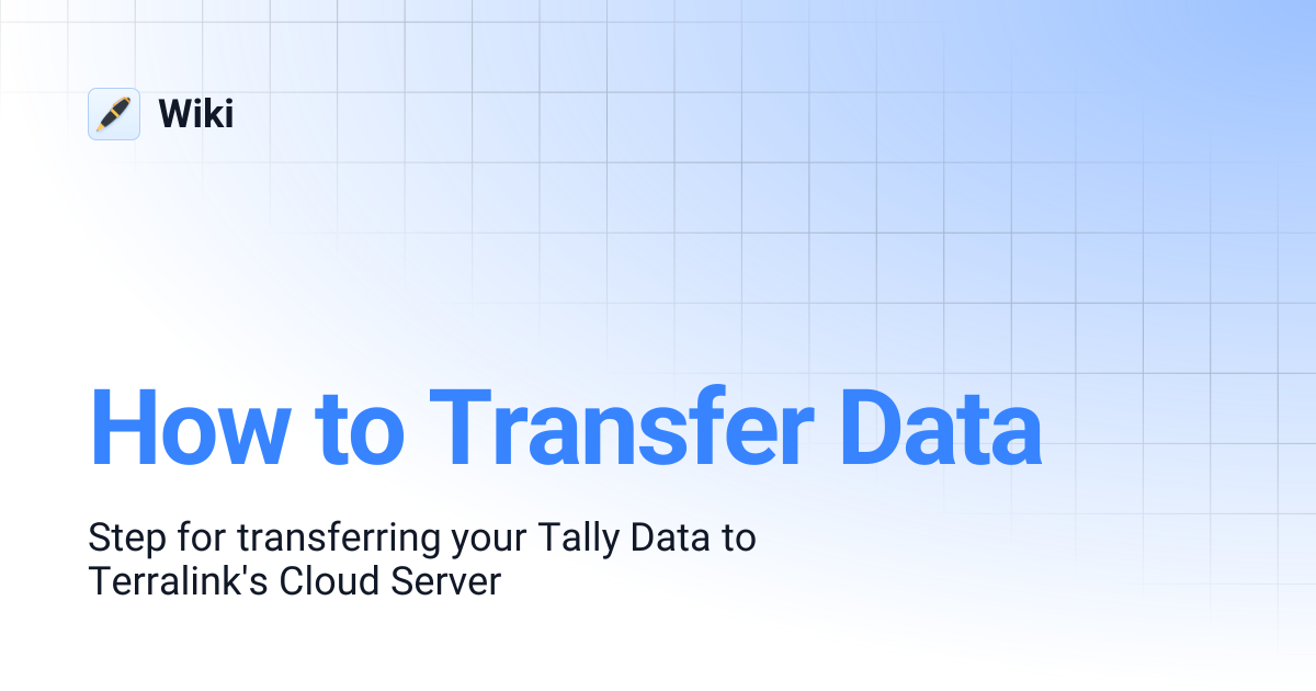 How to Transfer Data | Wiki